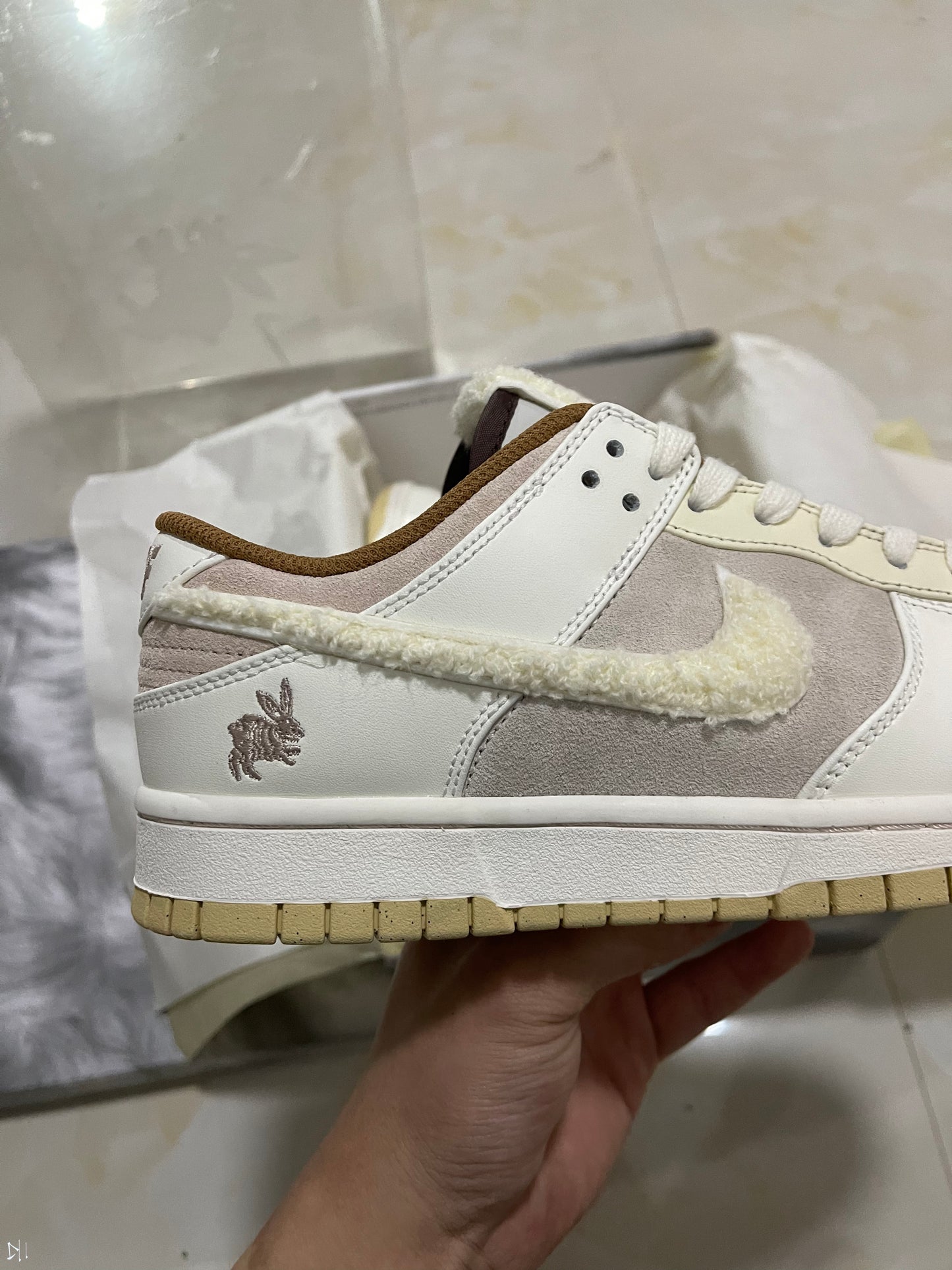 Dunk Low Retro PRM "Year of the Rabbit Fossil Stone"
