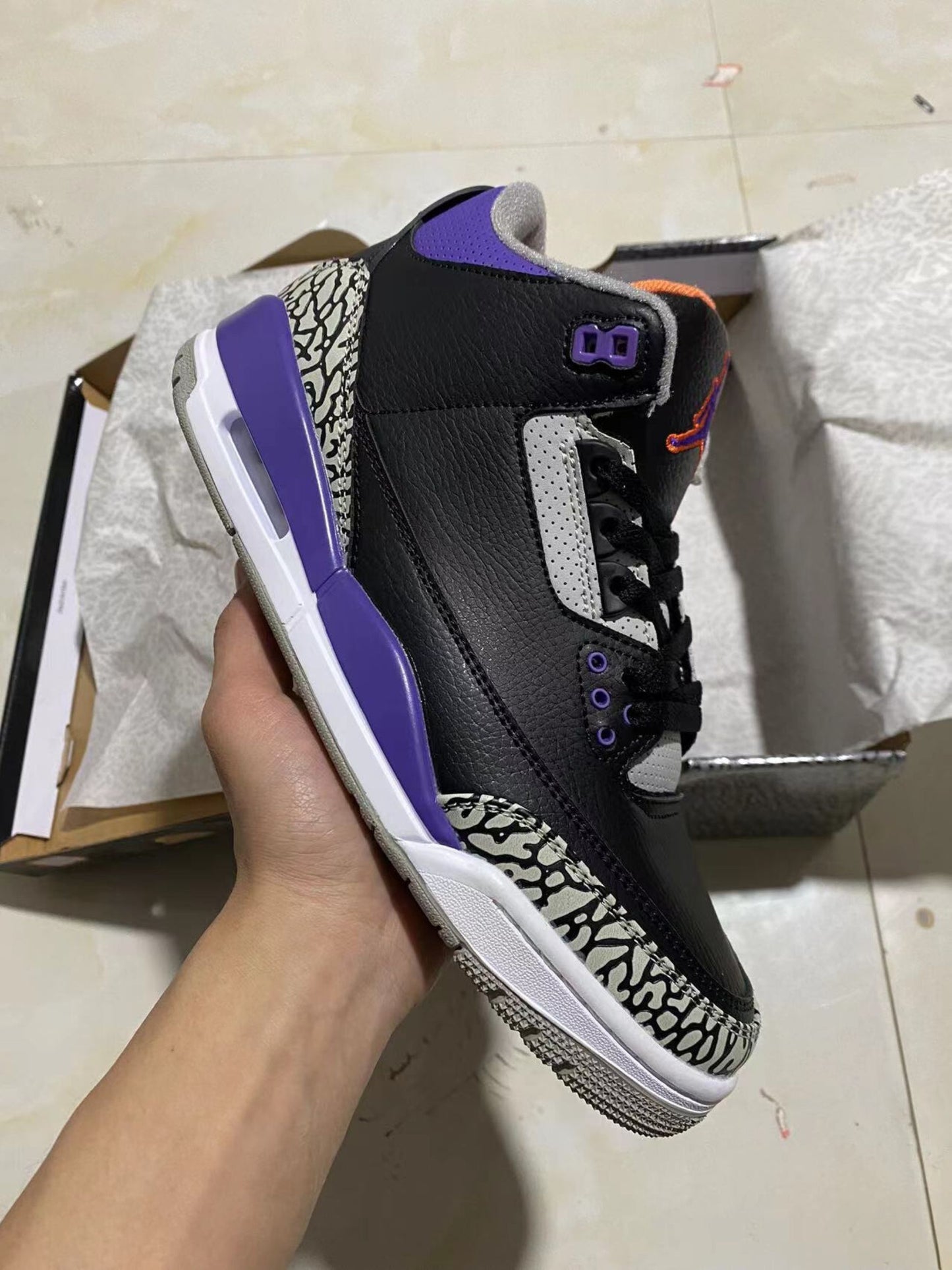 Air Jordan 3 Retro Court Purple