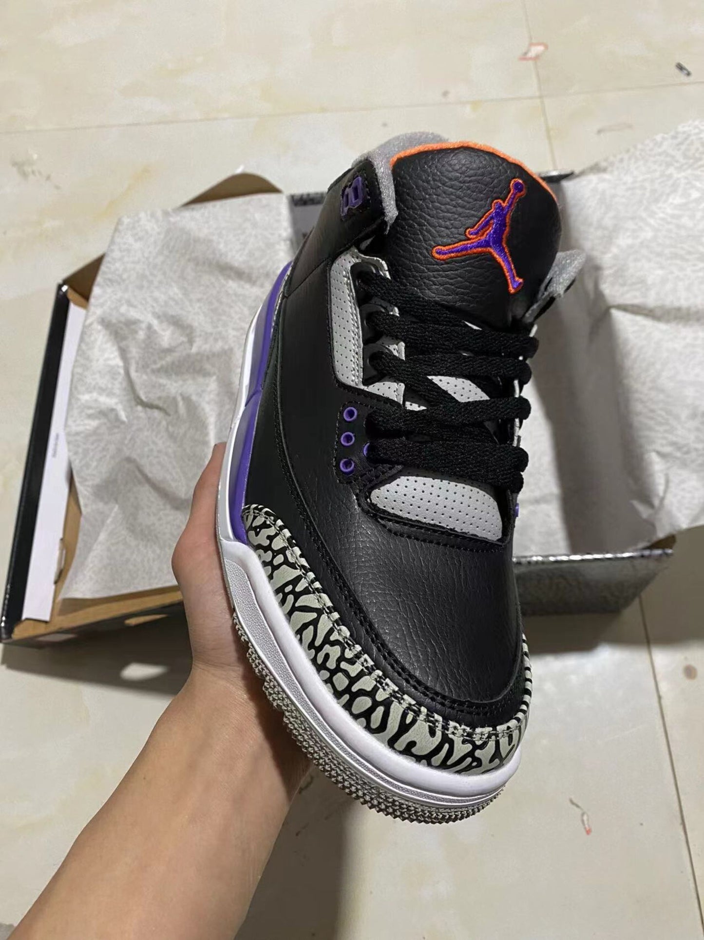 Air Jordan 3 Retro Court Purple