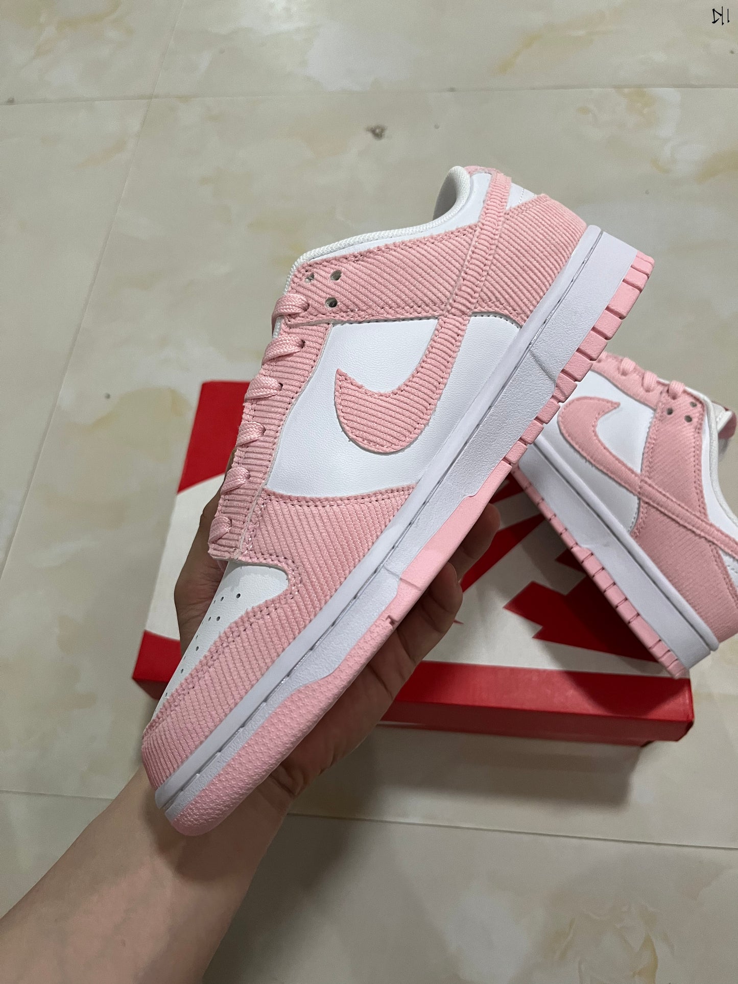 Dunk Low Pink Corduroy