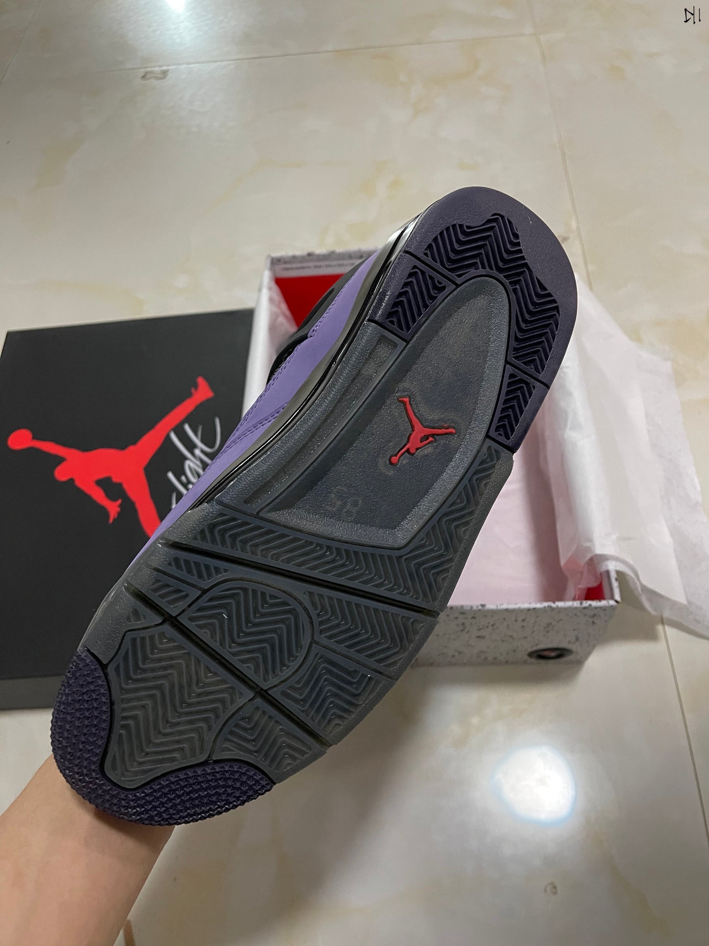 Jordan 4 Retro x Travis Scott Purple