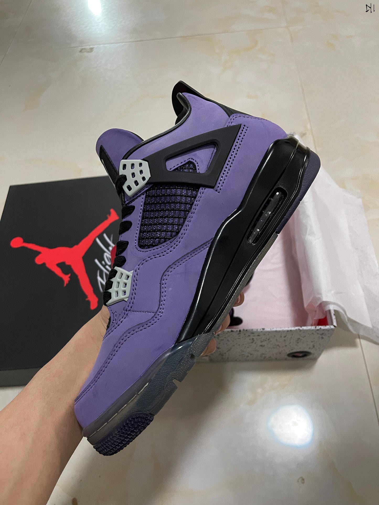 Jordan 4 Retro x Travis Scott Purple