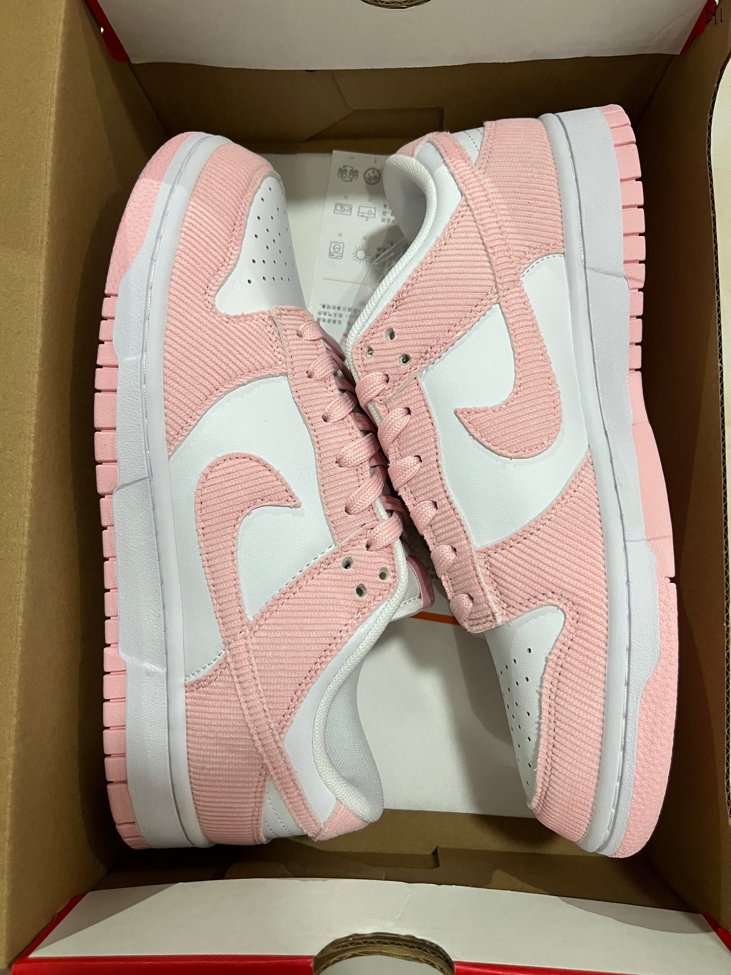 Dunk Low Pink Corduroy