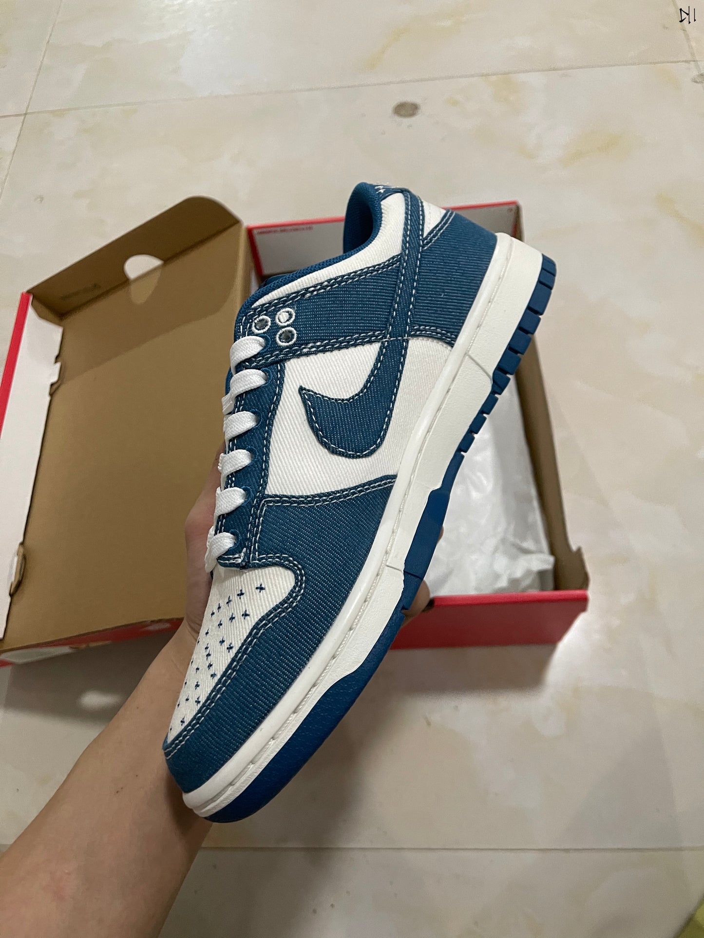 Dunk Low Industrial Blue Sashiko