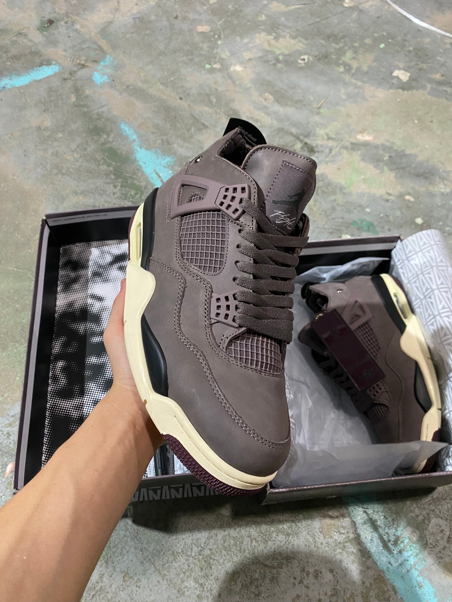 Jordan 4 Retro "A Ma Maniére Violet Ore"