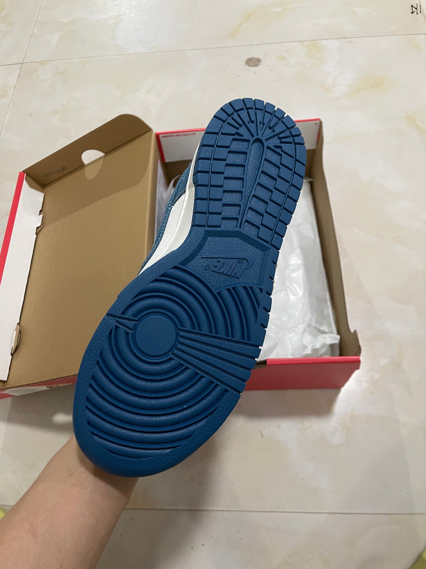 Dunk Low Industrial Blue Sashiko