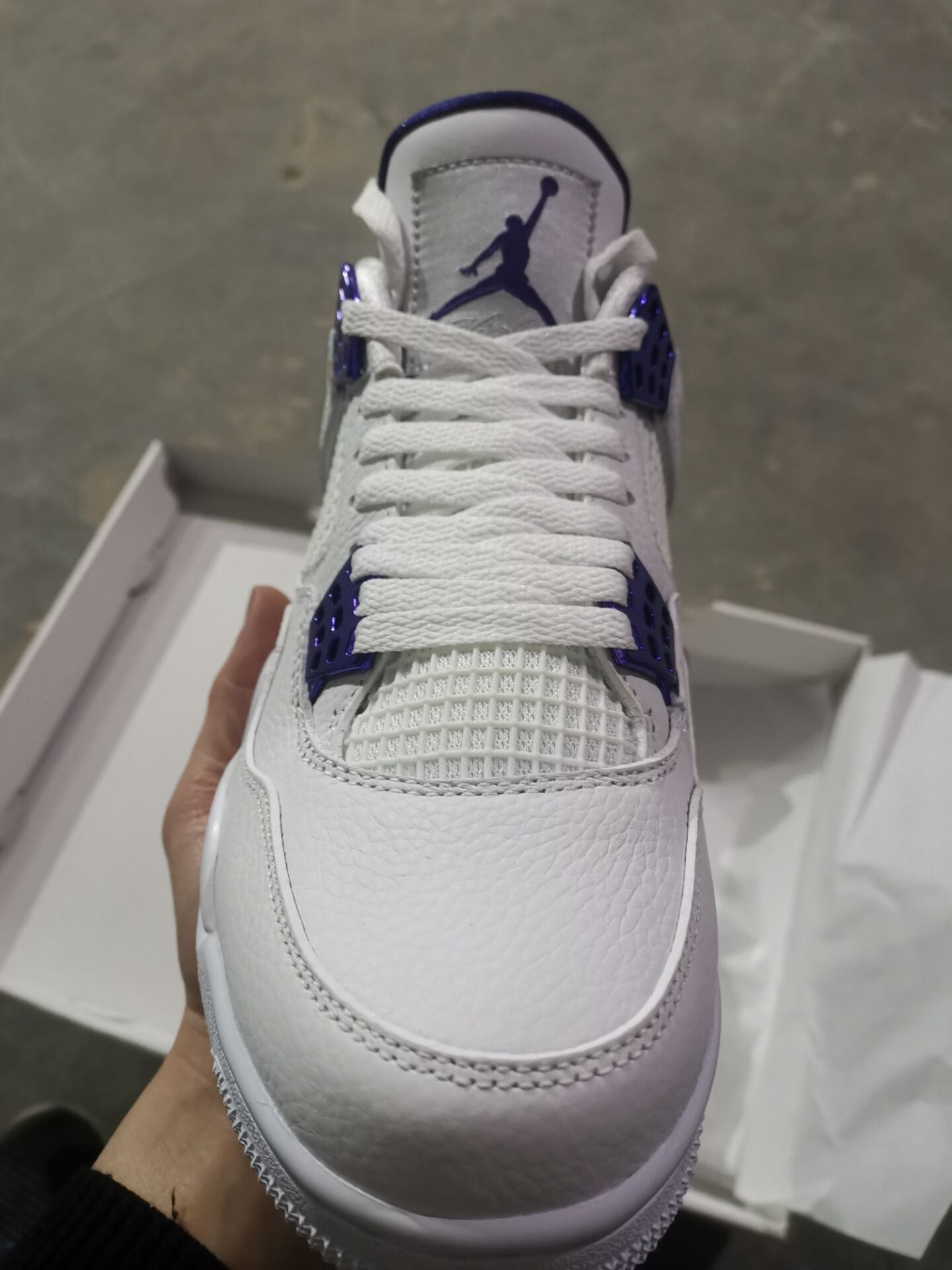 Jordan 4 Metallic Purple