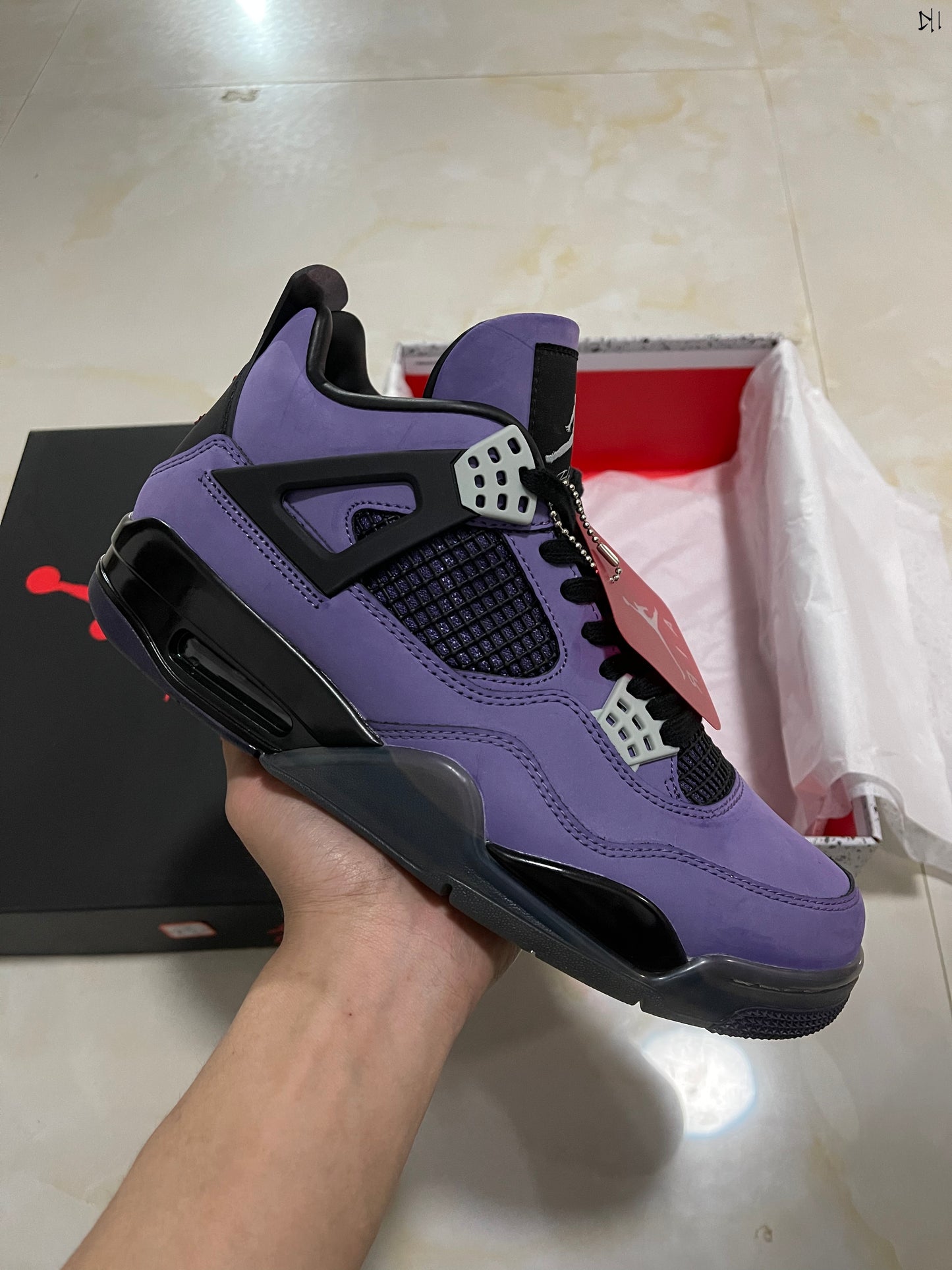 Jordan 4 Retro x Travis Scott Purple