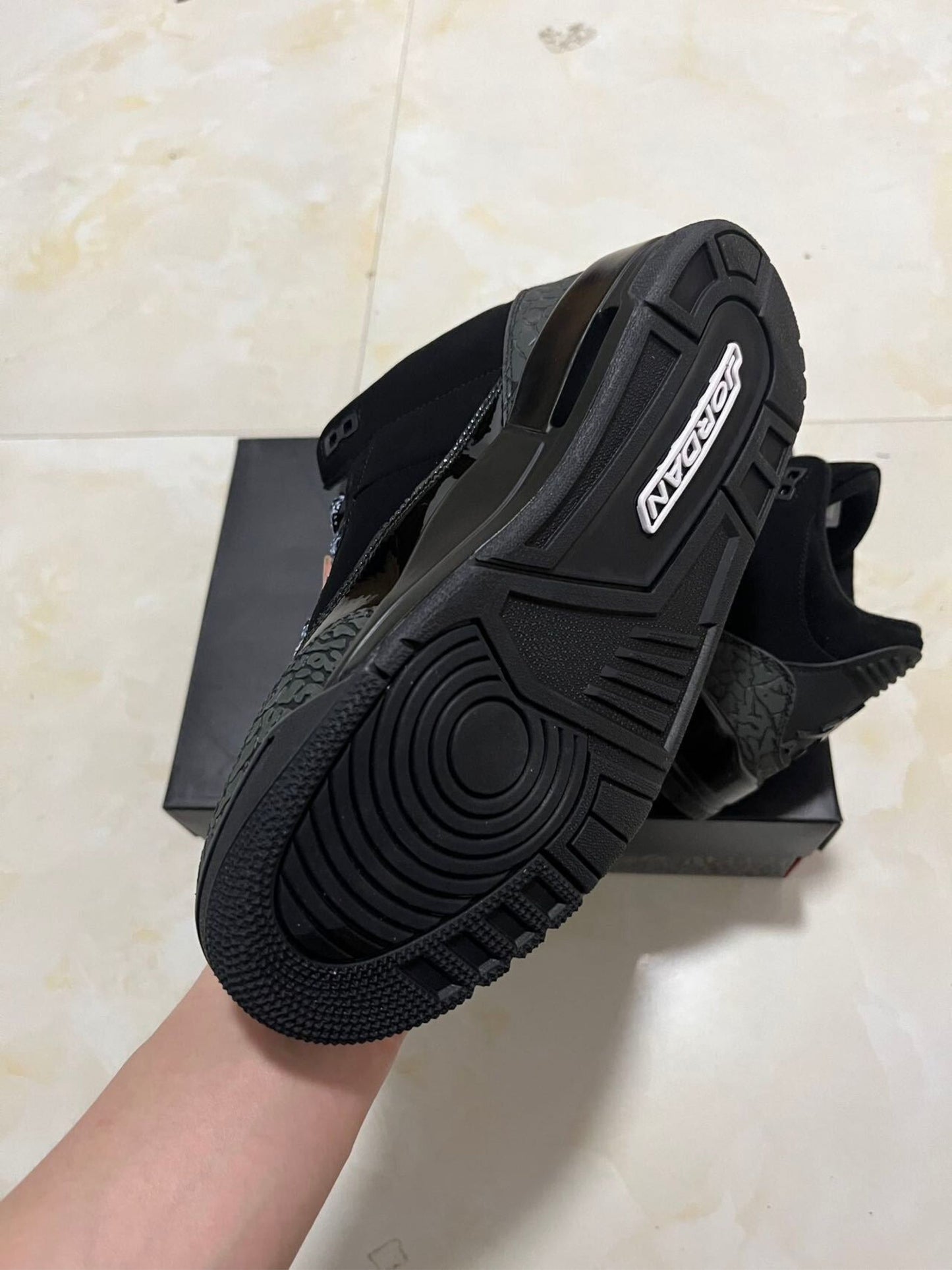 Air Jordan 3 black cat burst