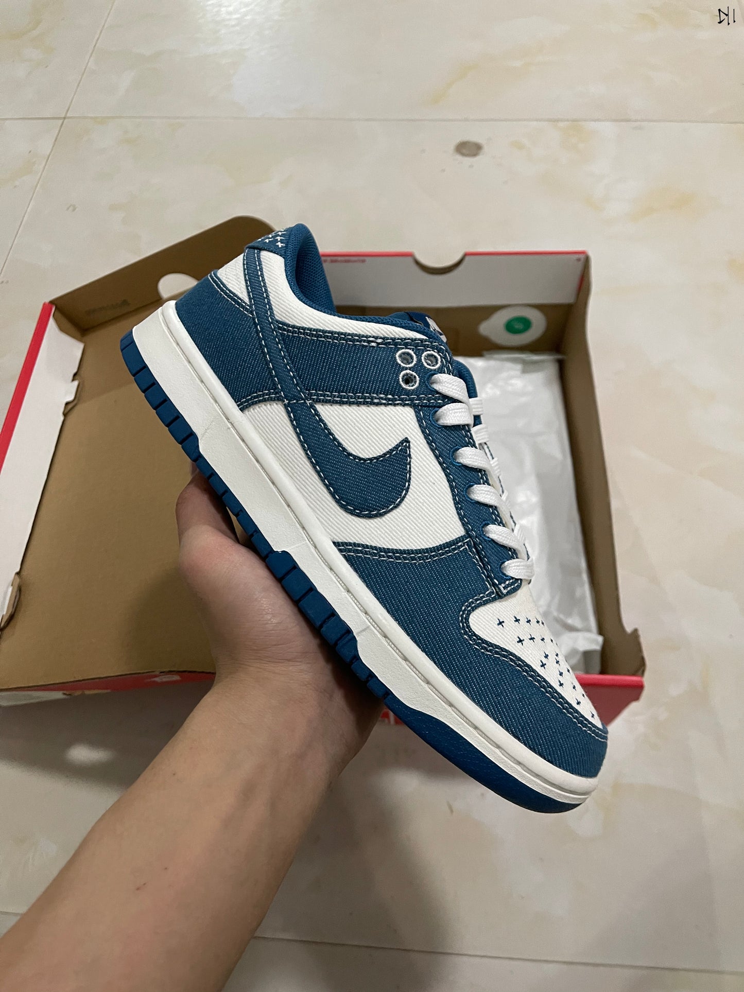 Dunk Low Industrial Blue Sashiko