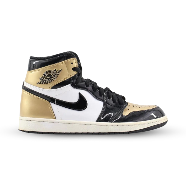 Jordan 1 Retro High NRG Patent Gold Toe