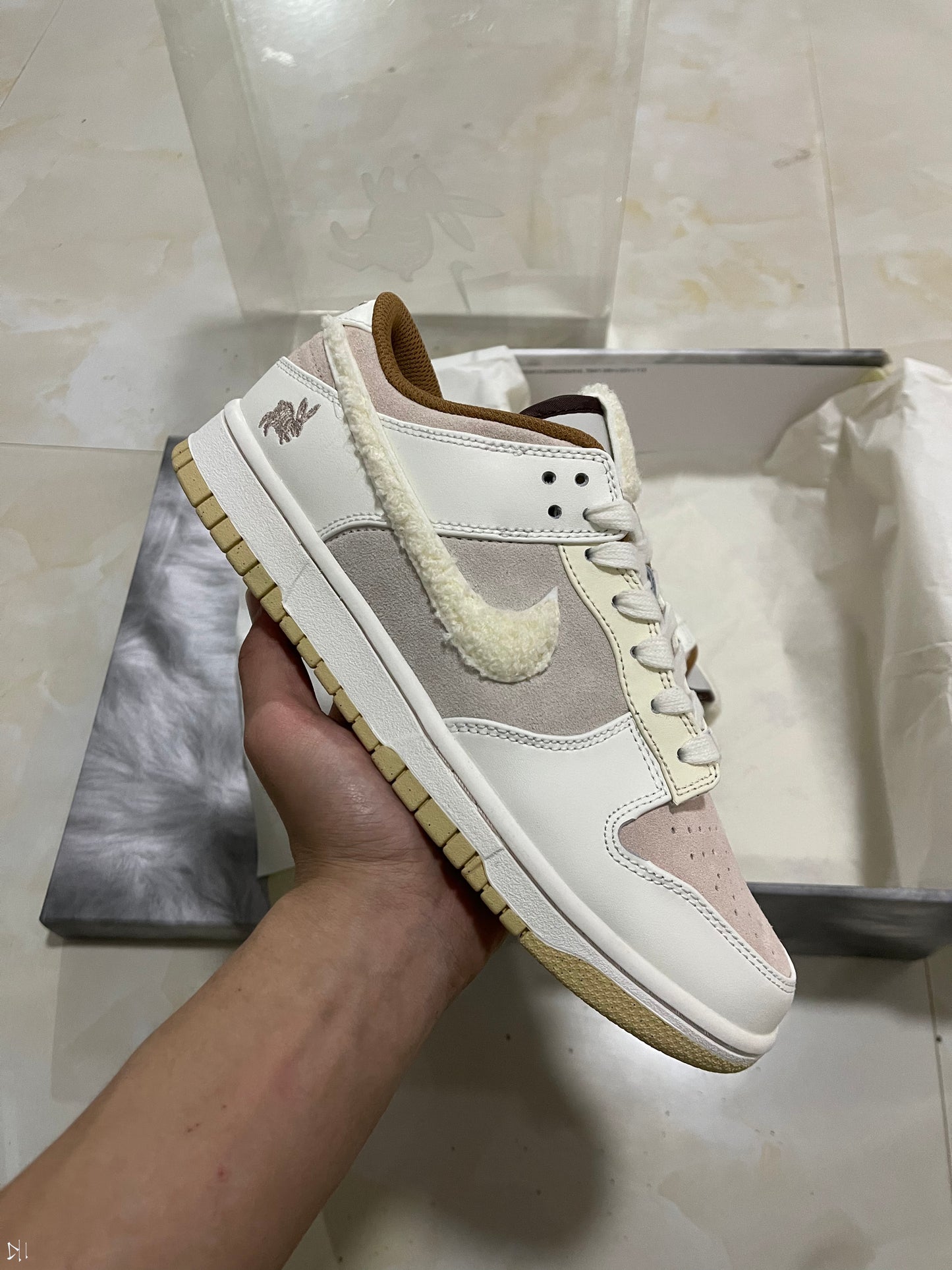 Dunk Low Retro PRM "Year of the Rabbit Fossil Stone"