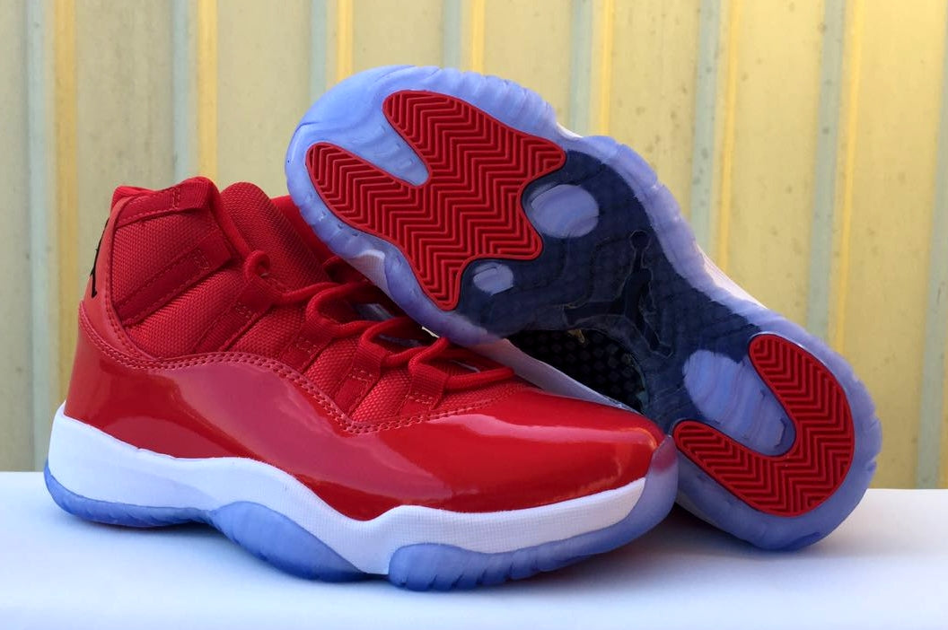 Jordan 11 Red, white and blue
