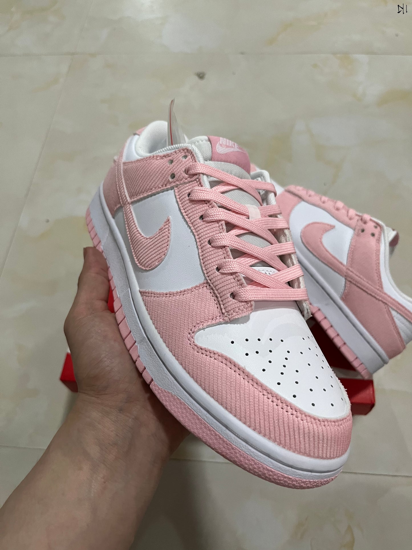 Dunk Low Pink Corduroy