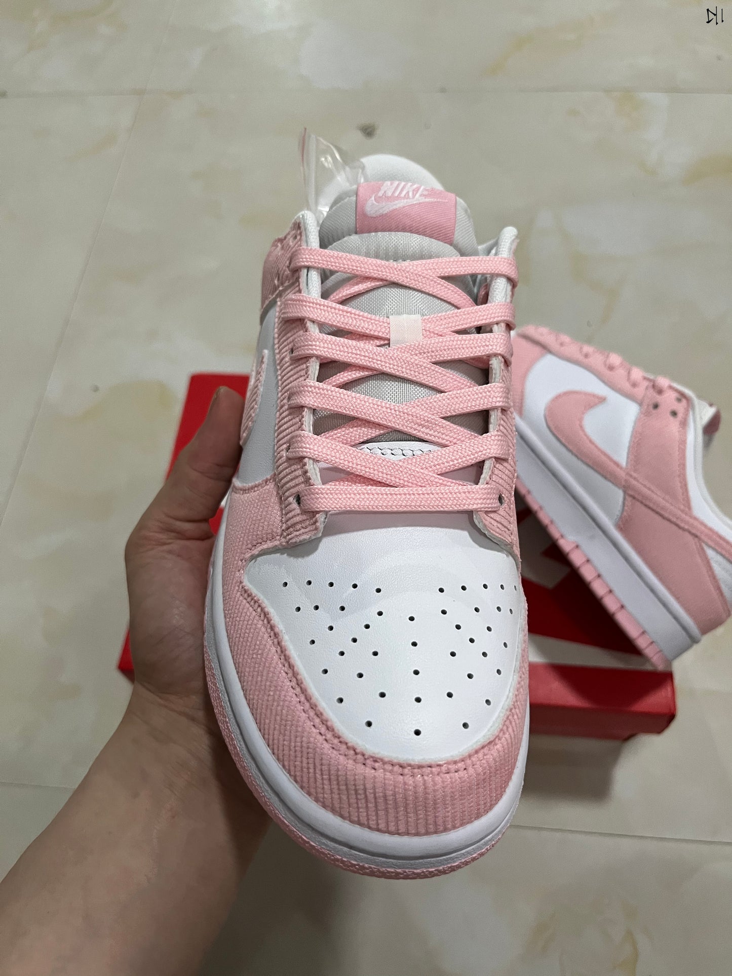Dunk Low Pink Corduroy