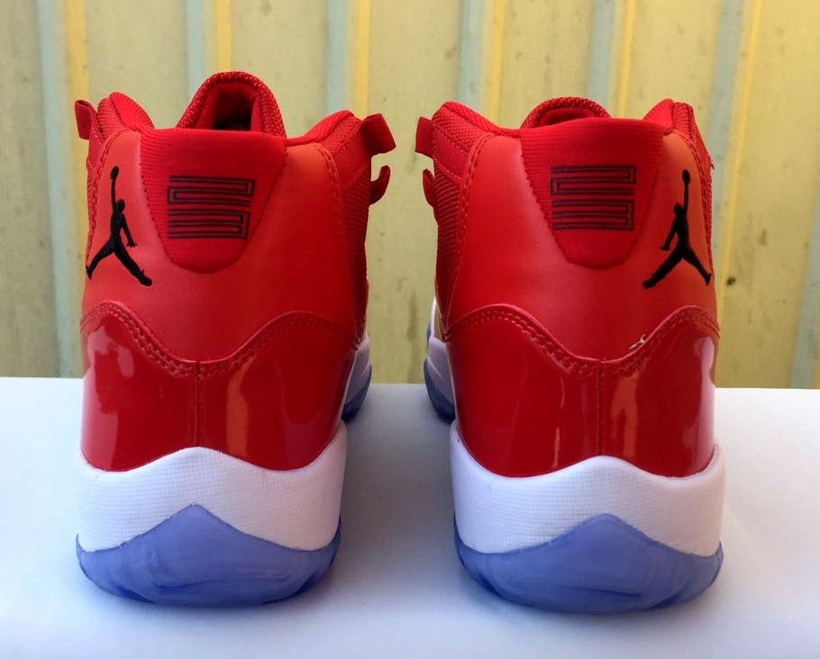 Jordan 11 Red, white and blue