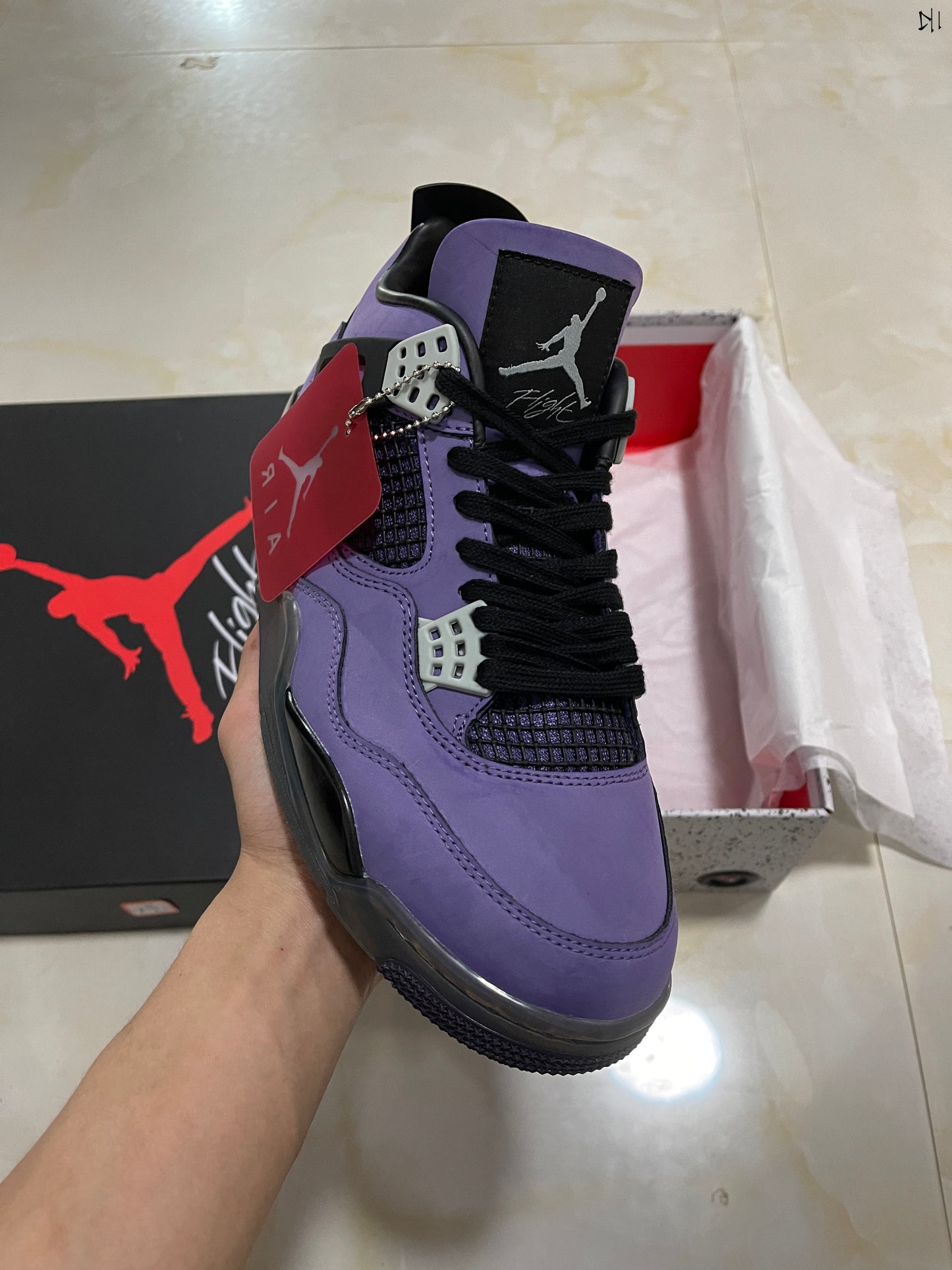 Jordan 4 Retro x Travis Scott Purple