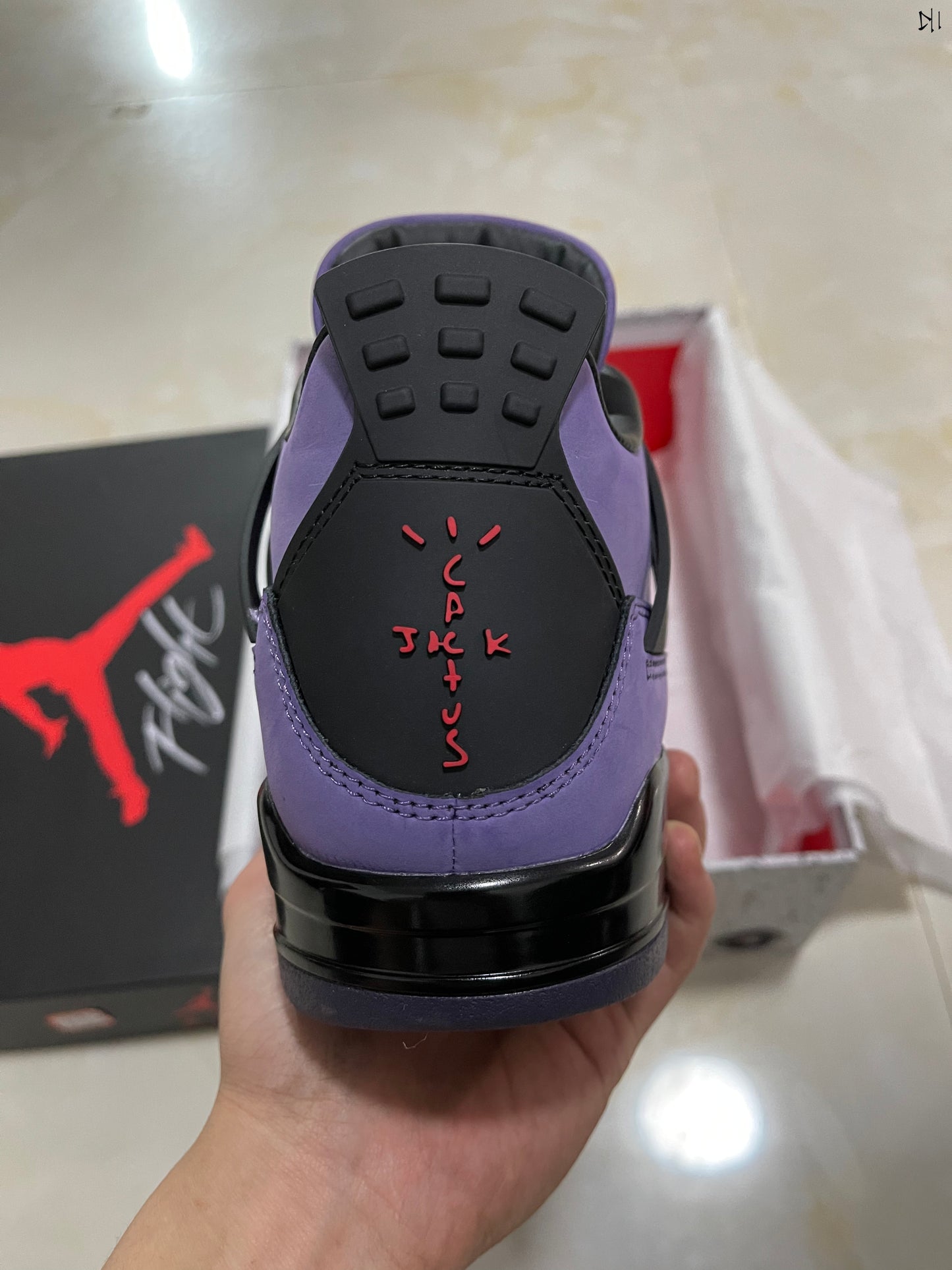 Jordan 4 Retro x Travis Scott Purple