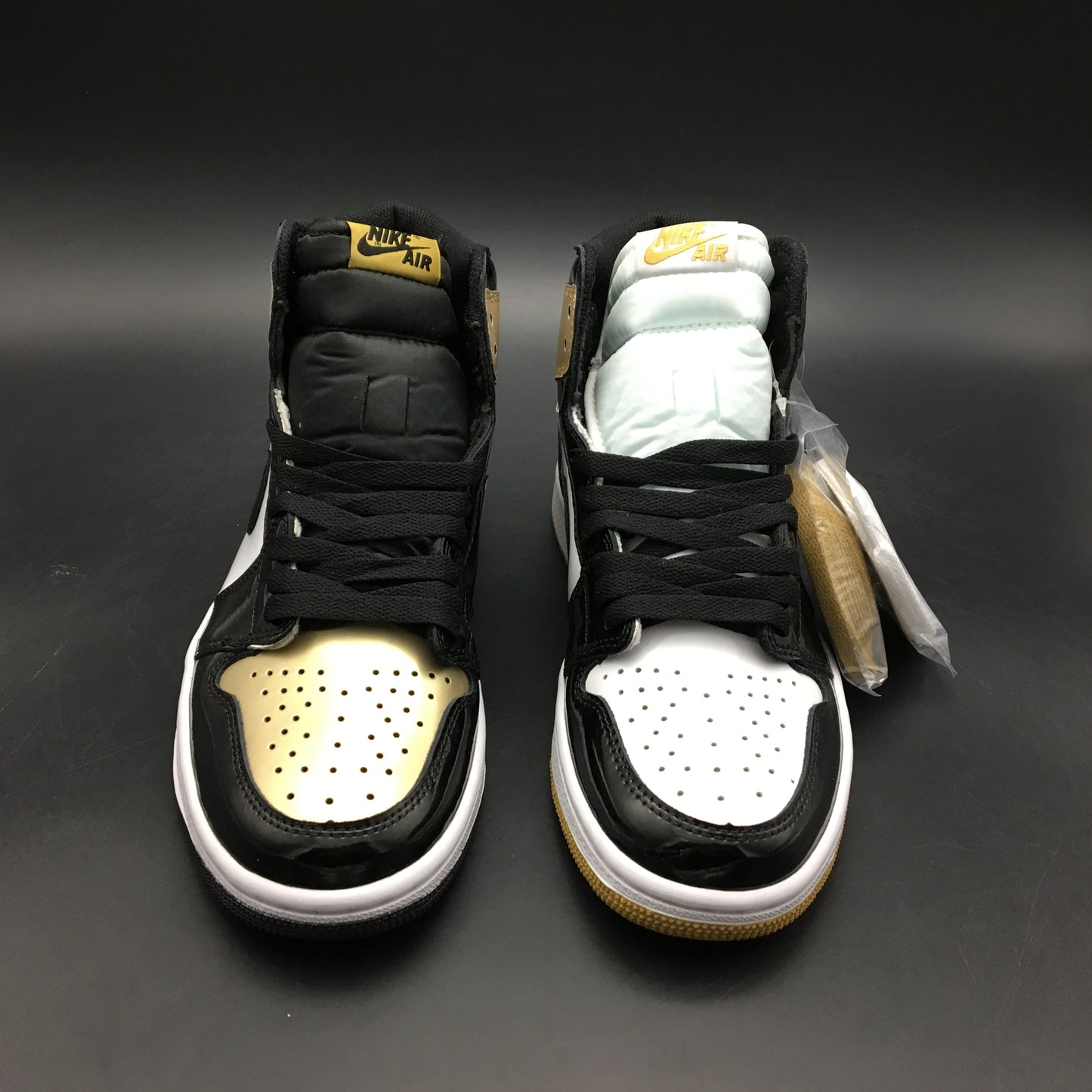 Jordan 1 Retro High NRG Patent Gold Toe